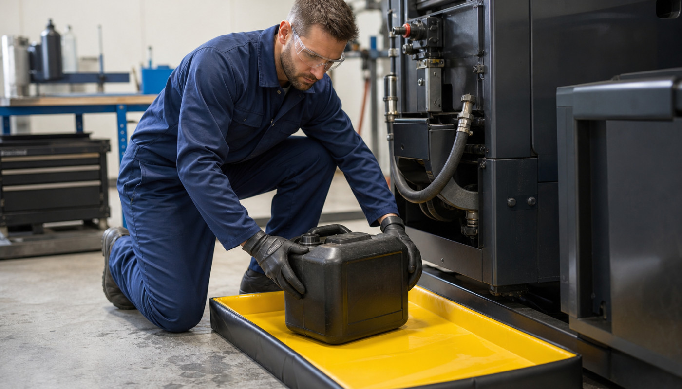 Créez un espace de travail propre grâce aux bacs de rétention souples innovants